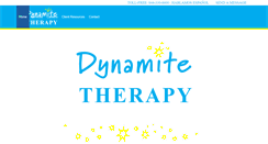 Desktop Screenshot of dynamitetherapy.com